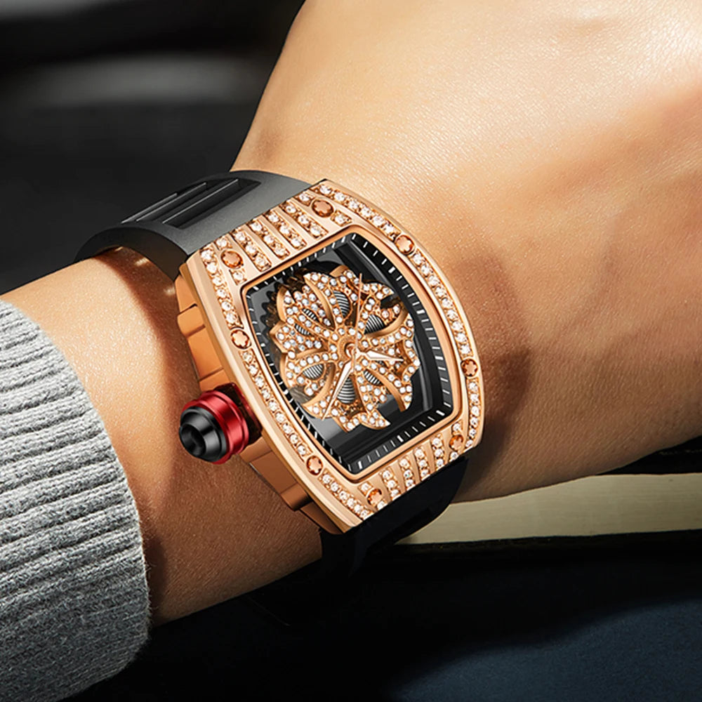 RedBox Hollow Mechanical Watches