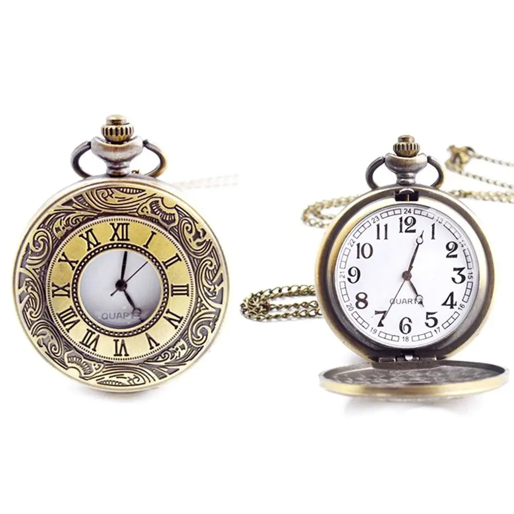 Vintage Style Quartz Pocket Watches