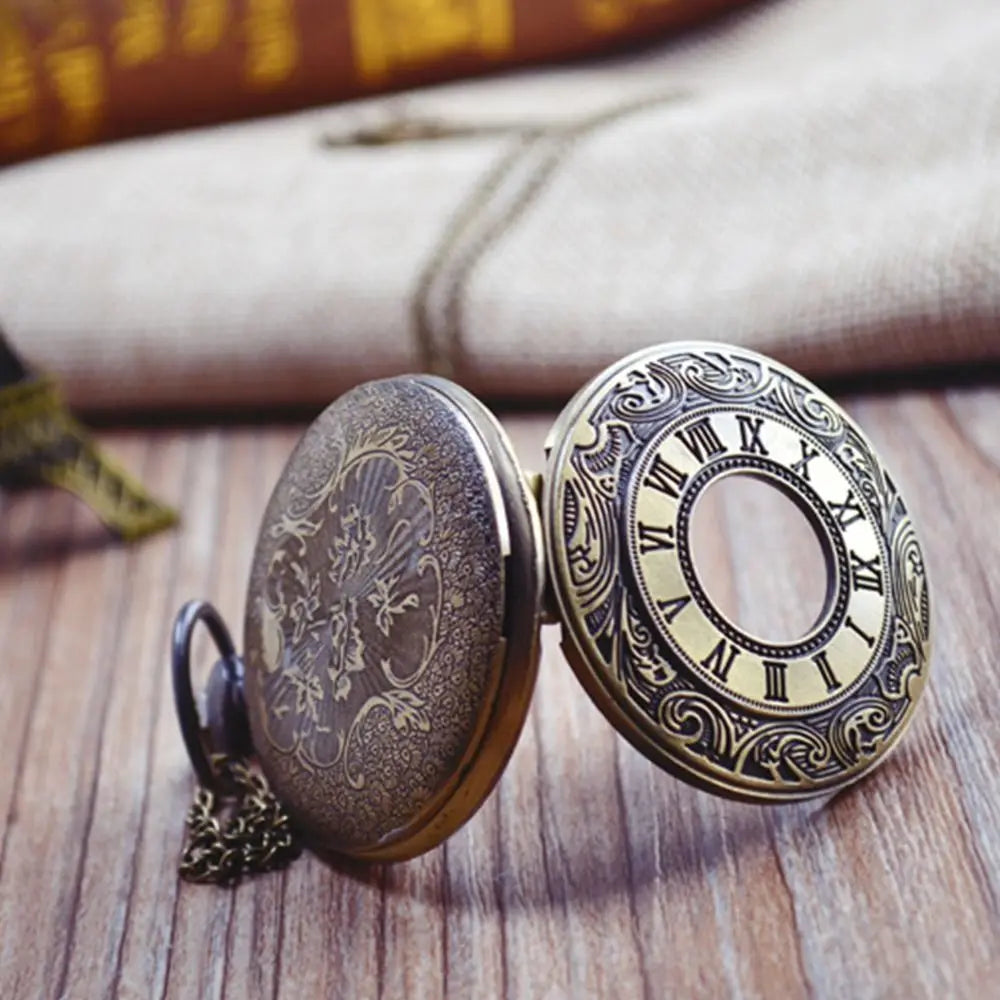 Vintage Style Quartz Pocket Watches