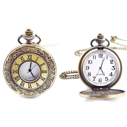 Vintage Style Quartz Pocket Watches