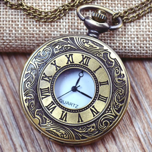 Vintage Style Quartz Pocket Watches